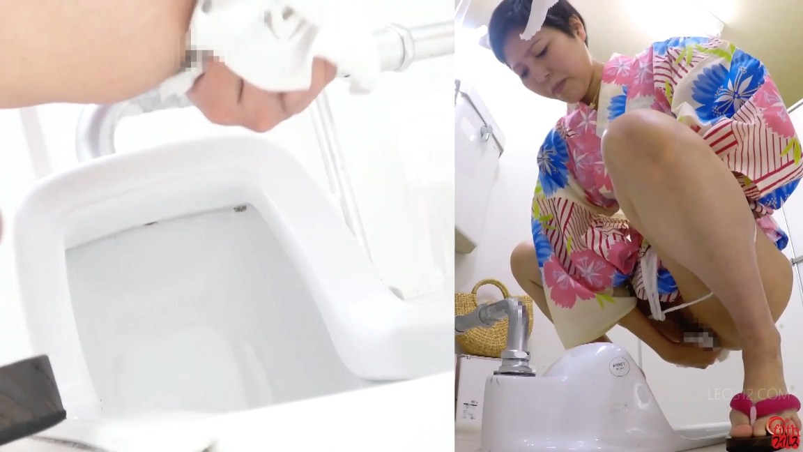 [FF-509] Japanese Beautiful Woman in a Yukata Defecates, Huge Feces Part-5