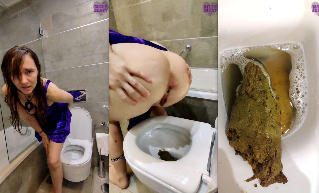 Kitty Skatt Explosive Huge Turd Release