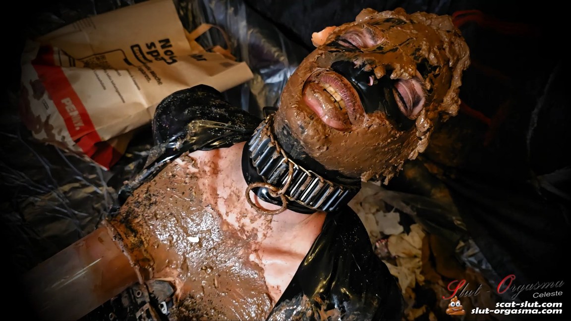 Extreme playing in shit and garbage
