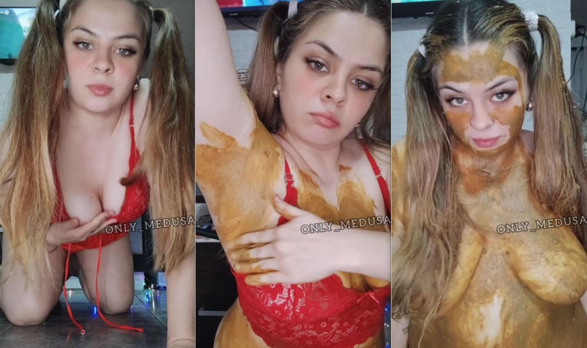 ONLY_MEDUSA – She Picks Up the Turd and Paints Her Tits